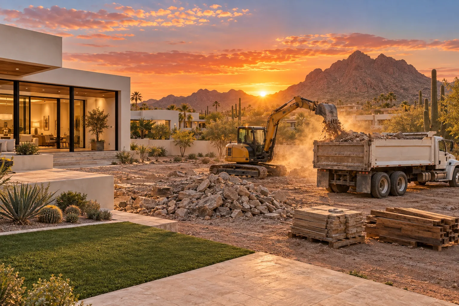 Demolition & Removal self-performed by 123 Construction in the Phoenix Valley